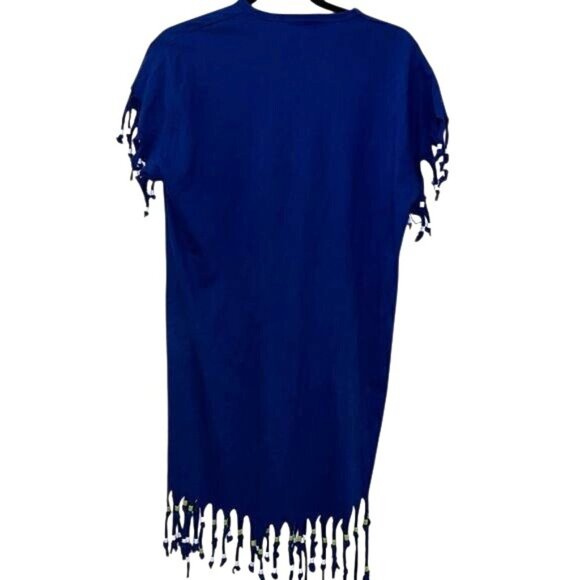 African Fringe T-Shirt With Baobab Tree & Sunset Print By Punch Design - Picture 7 of 9